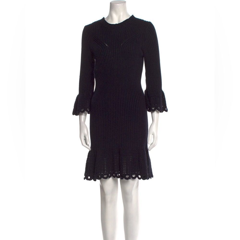 Derek Lam 10 Crosby Knit Navy Blue Dress XS